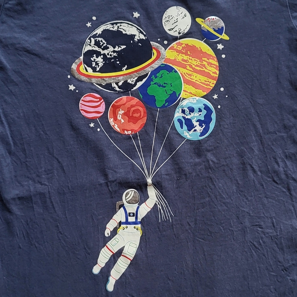 Mini Boden Glow In The Dark Astronaut Tee - Picture 2 of 16